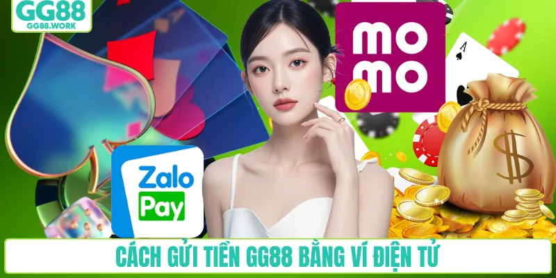 Cách gửi tiền GG88 bằng ví điện tử